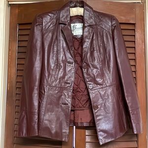 Berman's Brown Leather Jacket